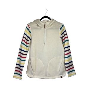 Lia Hooded Quarter Zip Sweater NWT